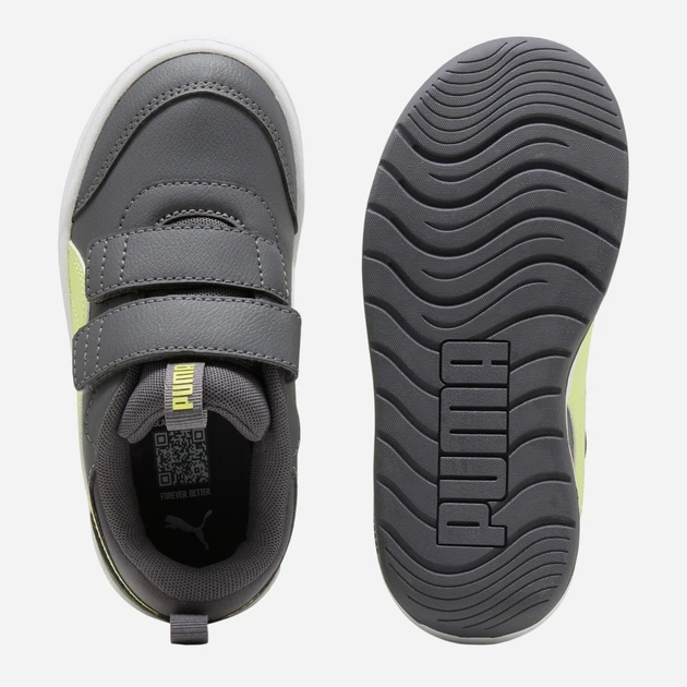 Детские кеды для мальчика Puma Multiflex 2 31215213 32 (13UK) Серый/Зеленый (4070032724799) - Фото 5 Детские кеды для мальчика Puma Multiflex 2 31215213 32 (13UK) Серый/Зеленый (4070032724799) - изображение 5