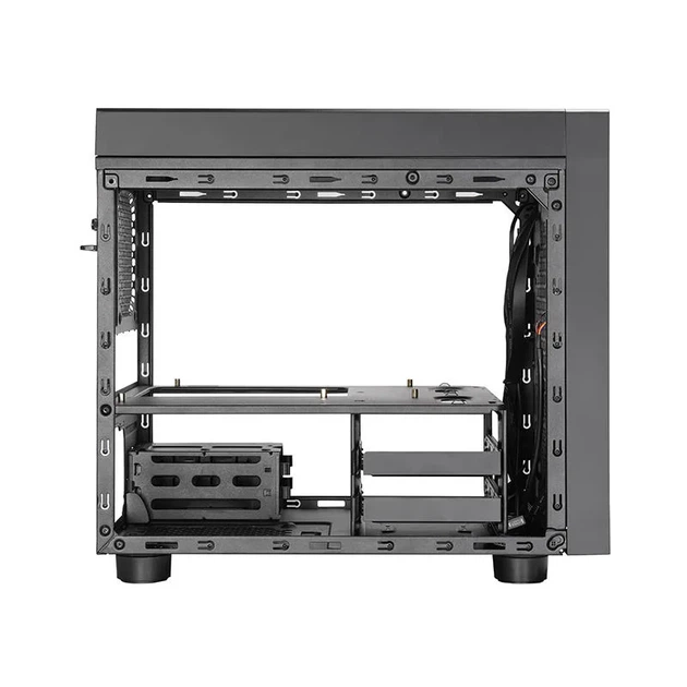 Корпус CHIEFTEC The Cube CI-03B, без БЖ, 2xUSB3.0, 1xUSB3.2 Gen2 Type-C, 1x200мм HDB, VGA 335мм, LCS ready, mATX, черный. - изображение 7