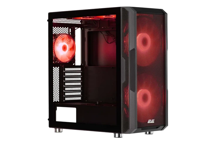 Корпус 2E Gaming черный Large Mid Tower с ARGB 2x200мм 3x120мм без БЖ - изображение 3