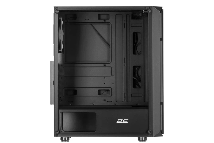 Корпус 2E GAMING Hexagon G338 без БЖ 2xUSB3.0, 1xUSB Type-C, 3x120мм ARGB, 1x120мм, VGA 330мм, LCS ready, HUB, TG боковая панель, ATX, черный. - изображение 7
