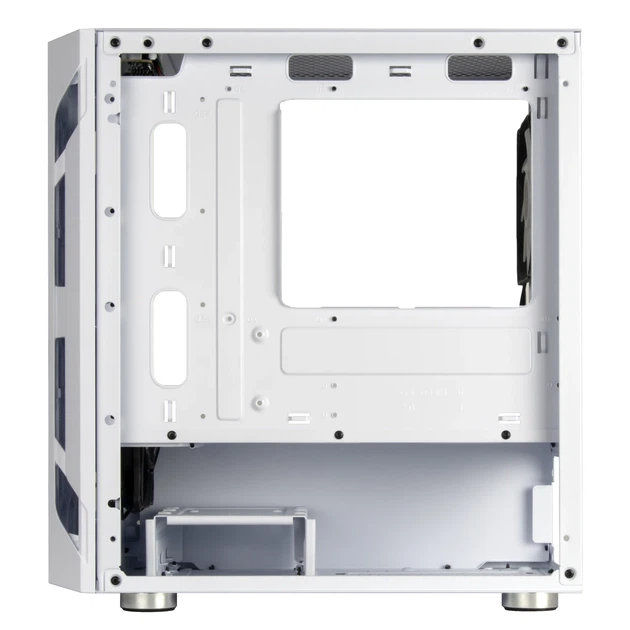 Корпус SilverStone Fara FAH1MW-PRO без БЖ, 1xUSB3.0, 2xUSB2.0, 3x120мм, ARGB VGA 320мм, LCS ready, TG боковая панель, mATX, белый. - изображение 7