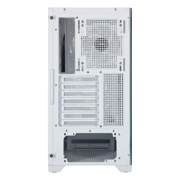 Корпус 2E GAMING Dominator Pro G2302W, без БЖ, 2xUSB3.0, 1xUSB Type-C, 4x120мм ARGB, VGA 380мм, готов к жидкостному охлаждению, контроллер с пультом, боковая панель из закаленного стекла, передняя панель TG/сетка, ATX, белый. - изображение 7