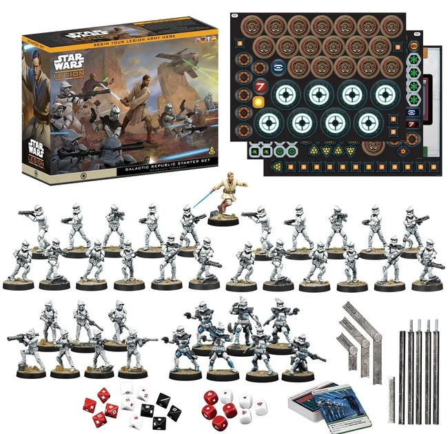 Настільна гра Atomic Mass Games Star Wars Legion 2.0 Galactic Republic Starter Set (версія англійька) (841333132040) - зображення 2