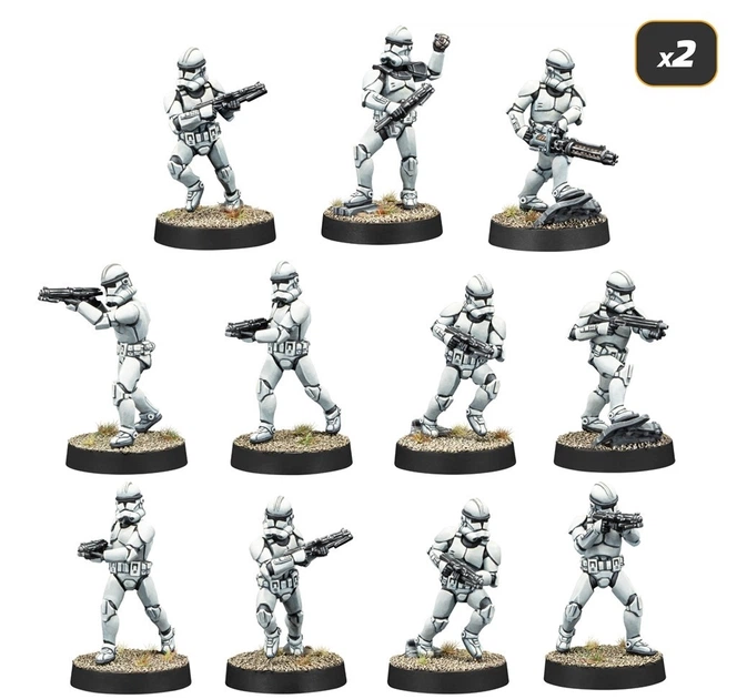 Настільна гра Atomic Mass Games Star Wars Legion 2.0 Galactic Republic Starter Set (версія англійька) (841333132040) - зображення 3