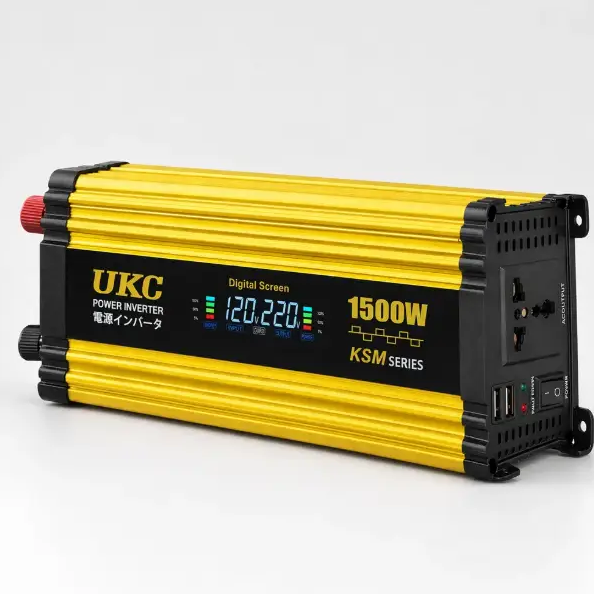 Перетворювачі напруги 2 USB-порти 1500w-s 12v Power inverter - изображение 2