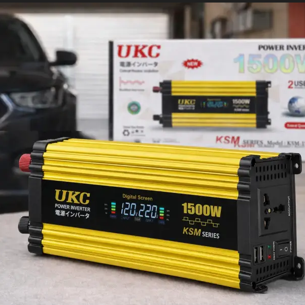 Перетворювачі напруги 2 USB-порти 1500w-s 12v Power inverter - изображение 6