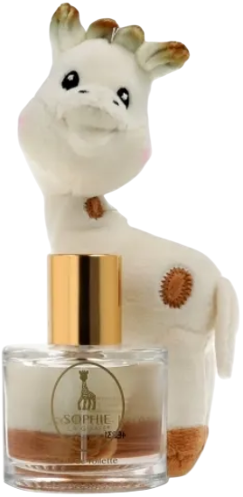 Zestaw dla dzieci Sophie La Girafe Woda toaletowa dla dzieci 50 ml + Zabawkowa żyrafa (3701392053250) - Zdjęcie 2 Zestaw dla dzieci Sophie La Girafe Woda toaletowa dla dzieci 50 ml + Zabawkowa żyrafa (3701392053250) - obraz 2