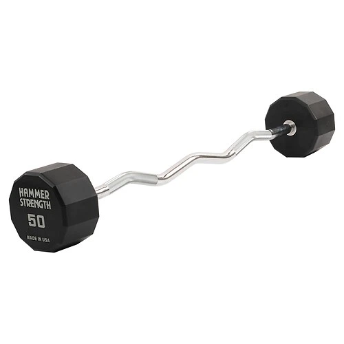 Штанга неразборная с фиксированным весом изогнутая PEV HAMMER STRENGHT TA-9978-50 50кг Серый - Фото 1 Штанга неразборная с фиксированным весом изогнутая PEV HAMMER STRENGHT TA-9978-50 50кг Серый - изображение 1