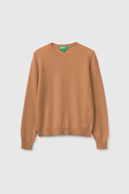 Светр Benetton 46(L) Коричневий (158115) - Фото 1 Светр Benetton 46(L) Коричневий (158115) - зображення 1