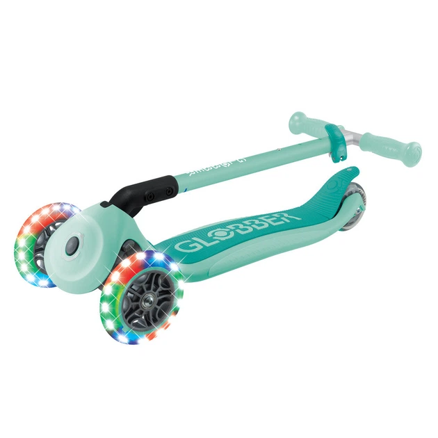 Детский самокат Globber Primo Foldable Lights Mint от 3 до 7 лет (432-706-4) - Фото 7 Детский самокат Globber Primo Foldable Lights Mint от 3 до 7 лет (432-706-4) - изображение 7