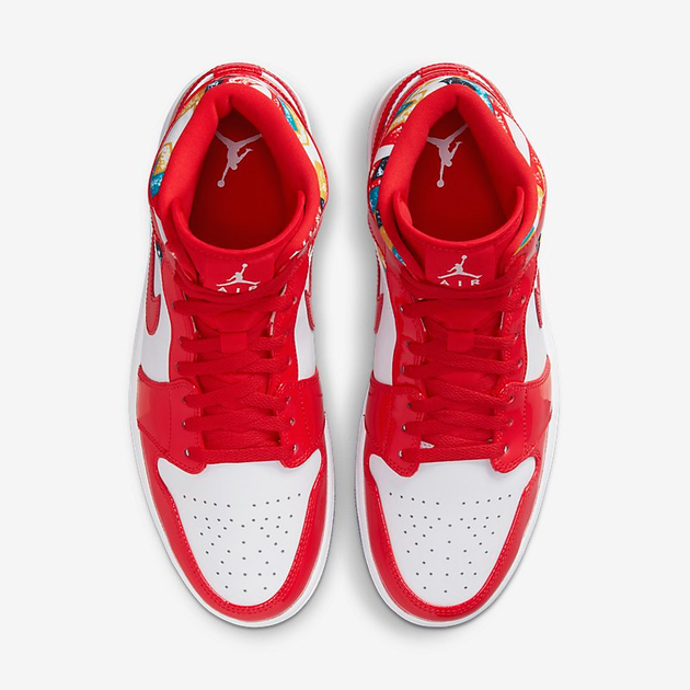 Кроссовки Air Jordan 1 Mid SE «Barcelona» DC7294-600 (7.5us/25.5см 40.5eur) - изображение 3