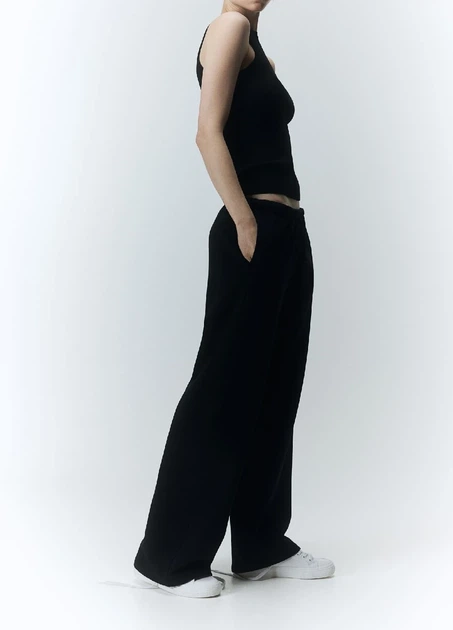 Штани H&M 18435 Чорний 4XL (1199) - Фото 2 Штани H&M 18435 Чорний 4XL (1199) - изображение 2