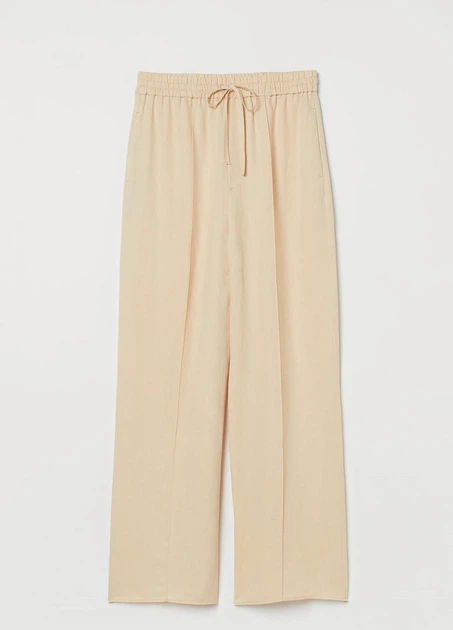 Штани H&M 18403 Світлий бежевий 44 (1000) - Фото 3 Штани H&M 18403 Світлий бежевий 44 (1000) - изображение 3