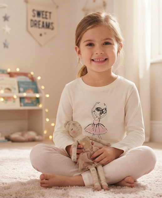 Дитяча піжамна кофта з довгим рукавом primark (примарк) для дівчинки 3-4 років (зріст 104 см) - Фото 2 Дитяча піжамна кофта з довгим рукавом primark (примарк) для дівчинки 3-4 років (зріст 104 см) - изображение 2