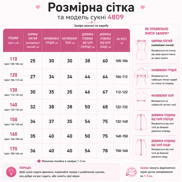 Святкова сукня для дівчинки з завишеною талією прикрашена паєтками, Бордовий, 120 см - зображення 5