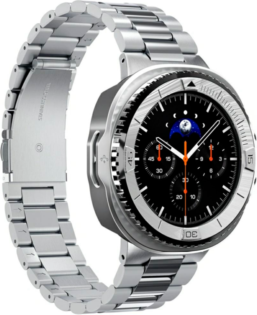 Etui Spigen Bezel Tune Pro Pilot do Samsung Galaxy Watch 8 Classic 46mm Silver (8800283311495) - obraz 6