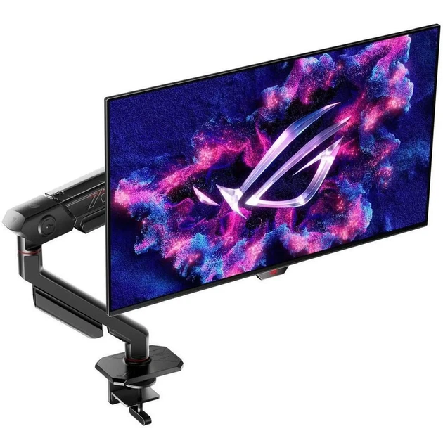 Кріплення для монітора (кронштейн) ASUS ROG Ergo Monitor Arm AAS01R (90LA00Q0-B01D71) - Фото 5 Кріплення для монітора (кронштейн) ASUS ROG Ergo Monitor Arm AAS01R (90LA00Q0-B01D71) - зображення 5