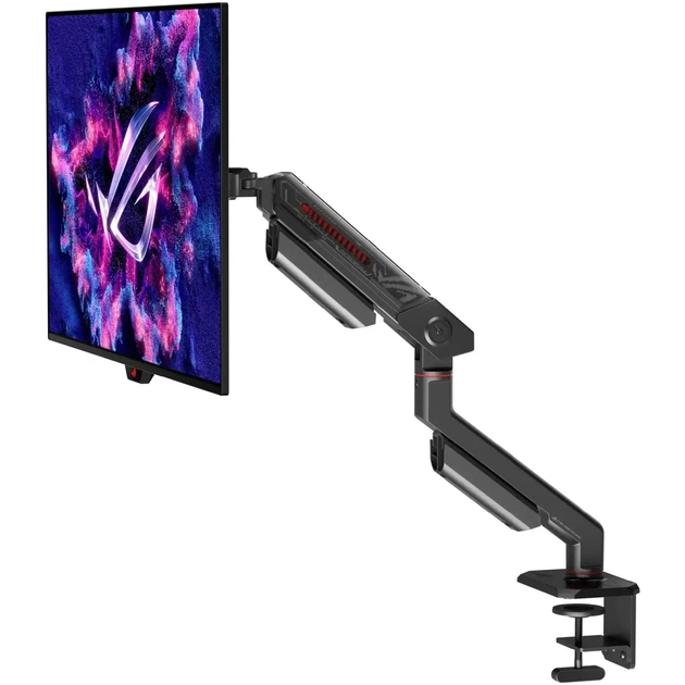 Кріплення для монітора (кронштейн) ASUS ROG Ergo Monitor Arm AAS01R (90LA00Q0-B01D71) - Фото 6 Кріплення для монітора (кронштейн) ASUS ROG Ergo Monitor Arm AAS01R (90LA00Q0-B01D71) - зображення 6