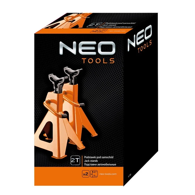 Опора под автомобиль Neo Tools, 2т, 278-423мм, 2шт - изображение 10