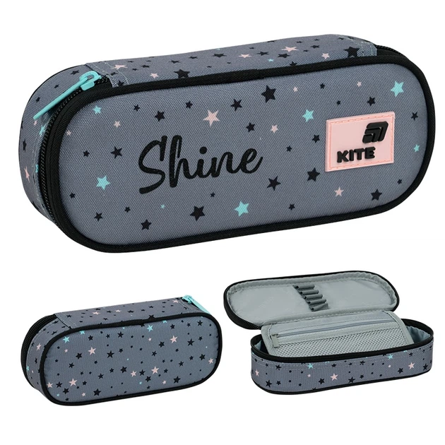 Пенал шкільний KITE, 1 відділення, Shine, (K26-599-11) - Фото 5 Пенал шкільний KITE, 1 відділення, Shine, (K26-599-11) - зображення 5