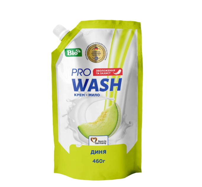 Рідке мило Pro Wash змінний пакет Диня 460 г (4262396140234) - Фото 1 Рідке мило Pro Wash змінний пакет Диня 460 г (4262396140234) - зображення 1