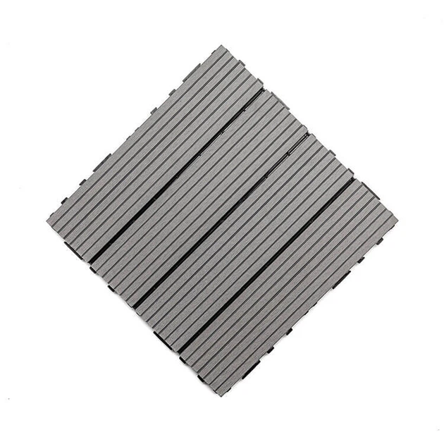 Композитна плитка для тераси, Сіра 30 x 30 x 2,5 см - изображение 2
