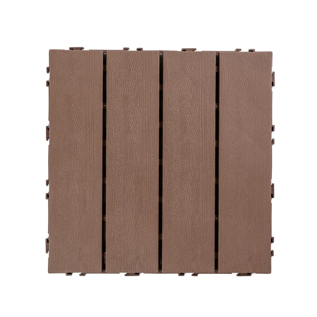 Плитка для тераси Uni-Floor PCV Eco Коричнева 29 x 29 x 2 см - изображение 4