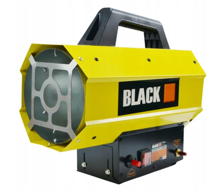 Газова теплова гармата BLACK 30 кВт Обігрівач на пропані та бутані зі шлангом і редуктором - зображення 3