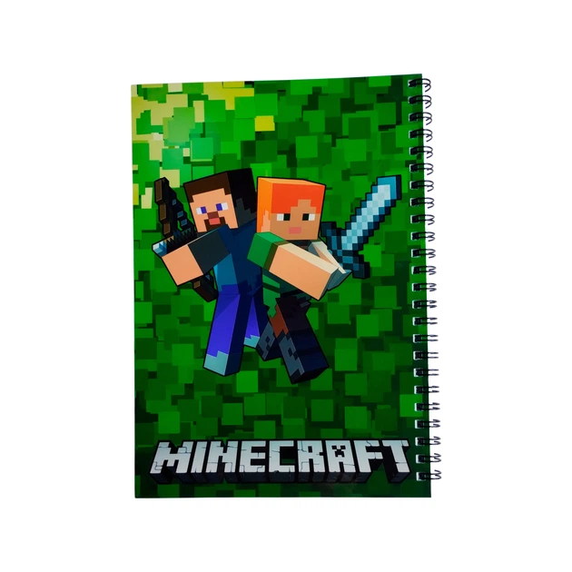 Блокнот Minecraft (Майнкрафт), А5, 48стр. - Фото 2 Блокнот Minecraft (Майнкрафт), А5, 48стр. - изображение 2