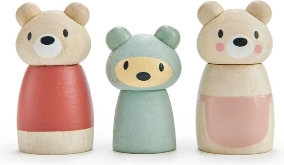 Набір фігурок Tender Leaf Toys Ведмедики 10 см 3 шт TL8384 (191856083849) - Фото 1 Набір фігурок Tender Leaf Toys Ведмедики 10 см 3 шт TL8384 (191856083849) - зображення 1