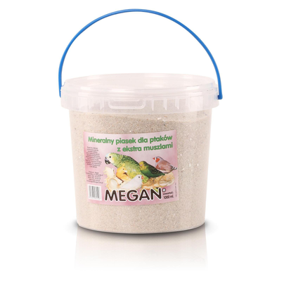 Пісок з мушлями для птахів Megan, 1 л - Фото 1 Пісок з мушлями для птахів Megan, 1 л - изображение 1