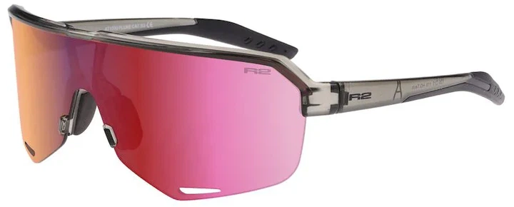 Окуляри спортивні R2 Fluke неоново-рожеві лінза pink revo кат. 3 UV400 - Фото 1 Окуляри спортивні R2 Fluke неоново-рожеві лінза pink revo кат. 3 UV400 - зображення 1