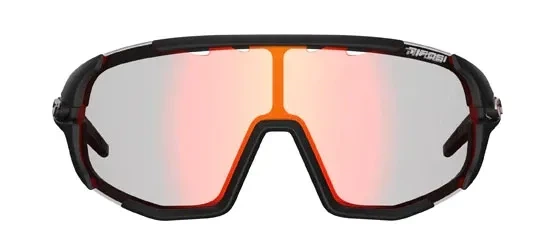 Окуляри спортивні Tifosi Sledge чорні матові лінзи Clarion Red Fototec - зображення 2