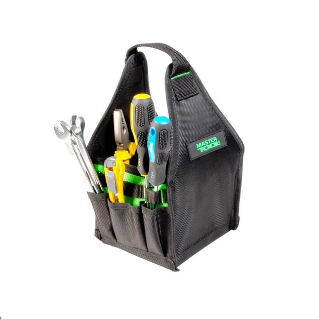 Сумка для инструментов открытая MASTERTOOL 160х170х310 мм, 8 карманов, усиленное дно (79-1930) 4656257 - Фото 7 Сумка для инструментов открытая MASTERTOOL 160х170х310 мм, 8 карманов, усиленное дно (79-1930) 4656257 - изображение 7