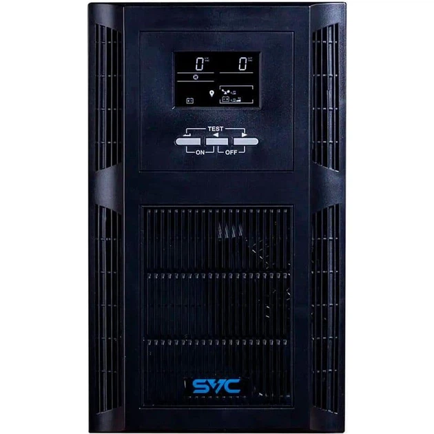 Источник бесперебойного питания SVC 2000 ВА / 2000 Вт / 9 А*ч (PT-2KSB-LCD) - Фото 2 Источник бесперебойного питания SVC 2000 ВА / 2000 Вт / 9 А*ч (PT-2KSB-LCD) - изображение 2