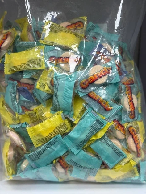 Цукерки Cookies Candy Mini Candy 1 кг м’які солодощі фруктово-ванільне асорті смаки ванілі полуниці лимона кондитерські цукерки SHANTOU SWEET CAREER FOODS - зображення 10