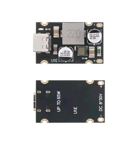 Модуль швидкісного заряду LIA65PD 65W PD, QC TYPE-C - изображение 2