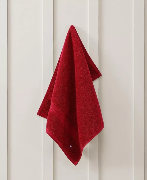 Полотенце банное TOMMY HILFIGER (883893996335) Modern American Solid Cotton Bath Towel красный - изображение 2