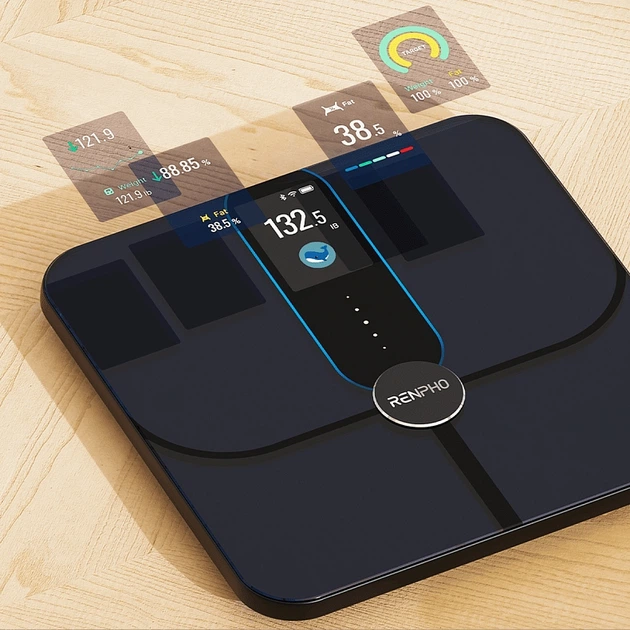 Весы напольные RENPHO Elis Nova Smart WiFi Body Scale Black (R-A031) - изображение 6