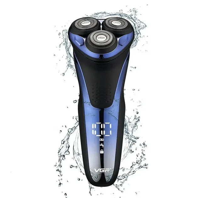 Электробритва VGR V-306 два лезвия водонепроницаемая - изображение 3
