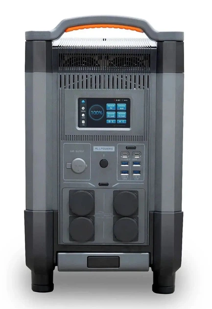 Зарядная станция Allpowers R4000 3456Wh | 4000W (AP-SS-011-BLA-EU) EU - Фото 2 Зарядная станция Allpowers R4000 3456Wh | 4000W (AP-SS-011-BLA-EU) EU - изображение 2