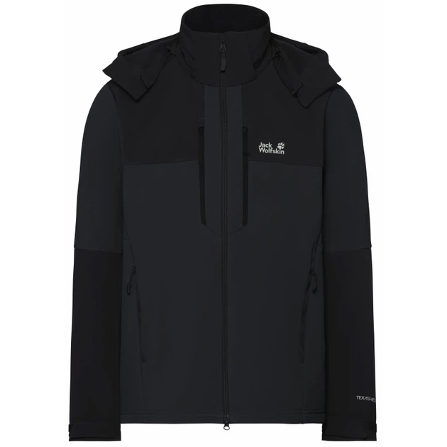 Шел JASPER JKT M Jack Wolfskin A66357_6350 50-52 Сірий (4064886730518) - Фото 7 Шел JASPER JKT M Jack Wolfskin A66357_6350 50-52 Сірий (4064886730518) - изображение 7
