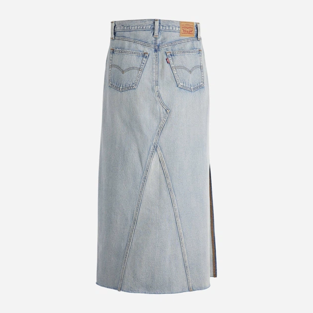 Юбка джинсовая длинная осенняя женская Levi`s 276999618 24 Голубая (1162575454) - изображение 6
