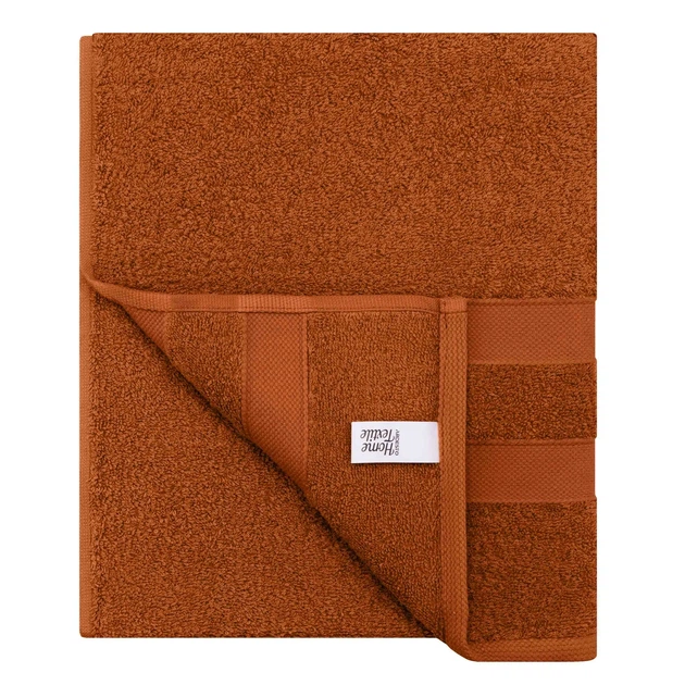 Комплект махровых полотенец ARDESTO Splendid 50х90см, 70х140см, 2 шт, 100% хлопок, цвет терракота - изображение 5