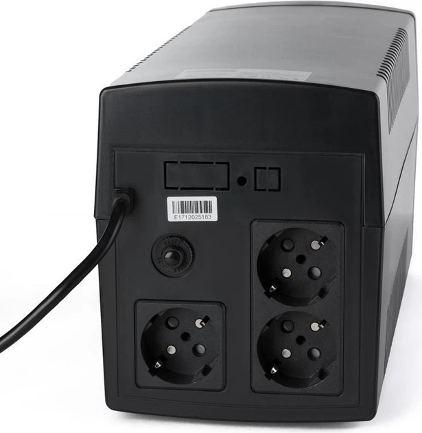 ДБЖ Vinga LCD 1500VA Shuko Plastic Case (VPC-1500P) - зображення 4