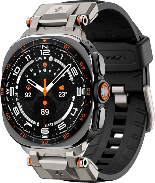 Pasek Spigen DuraPro Armor do Samsung Galaxy Watch Ultra 1 / 2 47mm Black (8800337247480) - Zdjęcie 3 Pasek Spigen DuraPro Armor do Samsung Galaxy Watch Ultra 1 / 2 47mm Black (8800337247480) - obraz 3