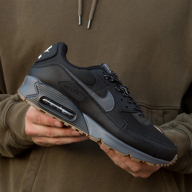 Кросівки Nike Air Max 90 Black Grey Brown 42 - изображение 9