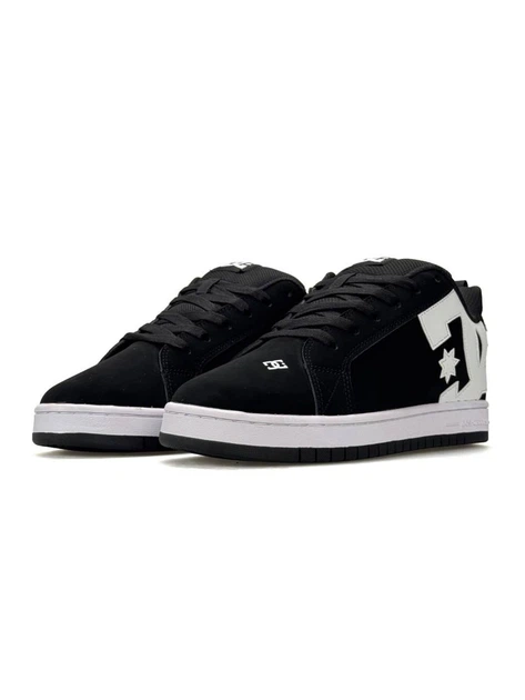 Кросівки DC Shoes Court Graffik Black White 37 - Фото 3 Кросівки DC Shoes Court Graffik Black White 37 - зображення 3