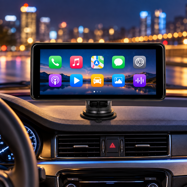 Портативный экран 601W 7 дюймов 1024×600 Apple CarPlay Android Auto MirrorLink Bluetooth 5.0 - изображение 6
