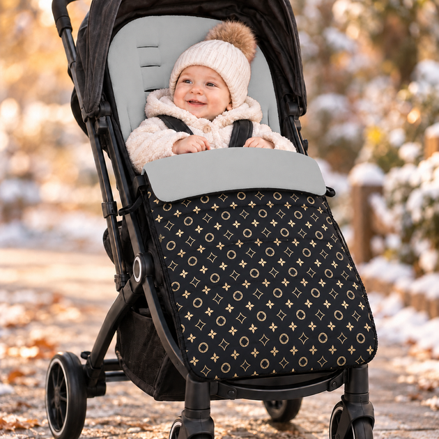 Теплий конверт на флісі Brown Baby Go для коляски та санок 1000085 - Фото 3 Теплий конверт на флісі Brown Baby Go для коляски та санок 1000085 - зображення 3